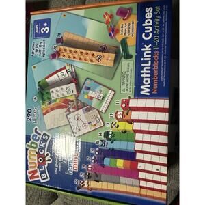 Numberblocks Mathlink Cubes 11-20 Activity Set, 30 Numberblocks Suit For 3years+